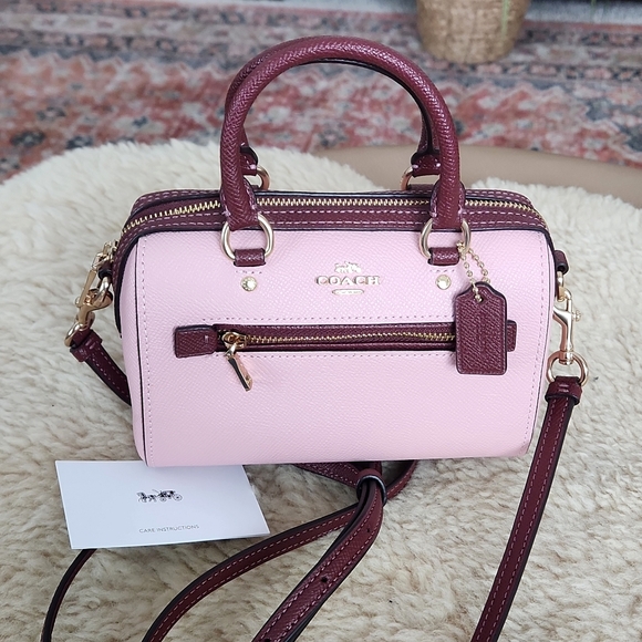 NWOT Coach Pink Leather Mini Bennett Satchel 🩷🎁 - Picture 1 of 16